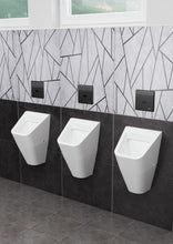 Lade das Bild in den Galerie-Viewer, SANELA SLP 02KV Urinal - infra-rot gesteuerte Spüleinheit, Schwarz, komplett mit Mauerkasten, 24 V DC