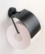Lade das Bild in den Galerie-Viewer, SANELA SLZN 09N Edelstahl Toilettenpapierhalter, Oberfläche schwarz matt
