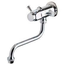 Lade das Bild in den Galerie-Viewer, Zeitgesteuerte Waschtischarmatur Wandmontage Selbstschluss Zeit einstellbar