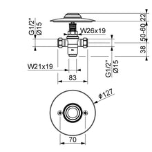 Lade das Bild in den Galerie-Viewer, Zeitgesteuerte Armatur Fußbedienung