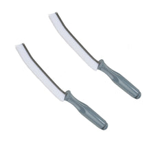 Lade das Bild in den Galerie-Viewer, 2er Set Fugenbürste Kunststoff schwarz Reinigungsbürsten Fugenreinigungsbürsten