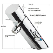 Lade das Bild in den Galerie-Viewer, Zeitgesteuerte Waschtischarmatur Selbstschluss Zeit einstellbar