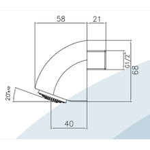 Lade das Bild in den Galerie-Viewer, Vandalismus-Sicherer Duschschkopf Brausekopf Kopfbrause Wand-Montage
