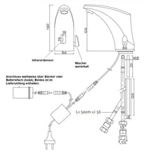 Lade das Bild in den Galerie-Viewer, Waschtischarmatur Infrarot