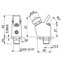 Lade das Bild in den Galerie-Viewer, Trinkarmatur 3/8 Zoll Anschluss Trinkbrunnen Auslauf