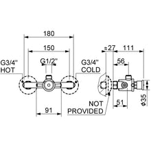 Lade das Bild in den Galerie-Viewer, Zeitgesteuerte Dusch-Armatur Selbstschluss Zeit einstellbar Auto Stop automatisc