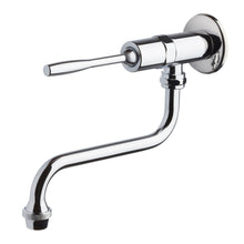 Lade das Bild in den Galerie-Viewer, Selbstabschaltende Hygiene Wand-Armatur Auslauf Ventil Selbstschluss Autostop schwenkbarer Auslauf