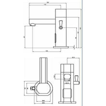 Lade das Bild in den Galerie-Viewer, Waschtischarmatur berührungslos Mischbatterie zeitgesteuerte Waschbecken-Armatur
