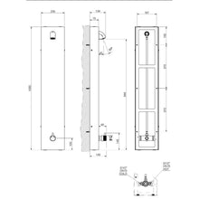 Lade das Bild in den Galerie-Viewer, Edelstahl Duschpaneel zeitgesteuert Selbstschluss