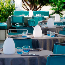 Lade das Bild in den Galerie-Viewer, Tischleuchte "Egg" Kabellos mit App Steuerung Außenbeleuchtung Gastro und Event