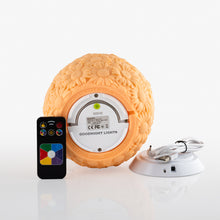 Lade das Bild in den Galerie-Viewer, Tischleuchte Daisy orange kabellose Akuulampe Gartenleuchte 15x20 cm