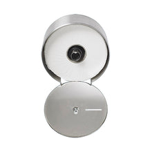 Lade das Bild in den Galerie-Viewer, Toilettenpapierspender für 1 Jumbo-Rolle Edelstahl rostfrei Rollenspender