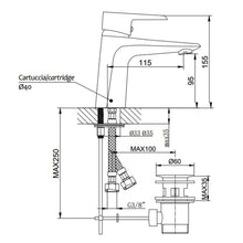 Lade das Bild in den Galerie-Viewer, Waschtischarmatur Serie Otto