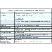 Lade das Bild in den Galerie-Viewer, Kabellose Akku Tischleuchte "Point" wasserdicht bruchsicher App Control