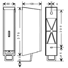 Lade das Bild in den Galerie-Viewer, Schaum Seifenspender Edelstahl matt mit Schloss Wand-Montage Schaumspender