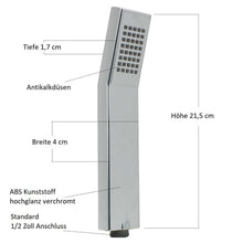 Lade das Bild in den Galerie-Viewer, Handbrause rechteckig