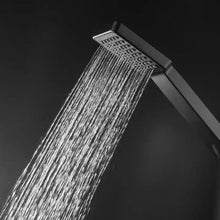 Lade das Bild in den Galerie-Viewer, Handbrause quadratisch / Duschkopf Duschbrause Brausekopf schwarz