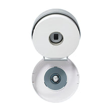 Lade das Bild in den Galerie-Viewer, Toilettenpapierspender für 1 Jumbo-Rolle ABS Kunststoff weiß