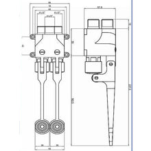 Lade das Bild in den Galerie-Viewer, Pedalarmatur zeitgesteuert Boden-Montage