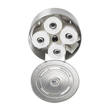 Lade das Bild in den Galerie-Viewer, Toilettenpapierspender für 4 haushaltsübliche Rollen Edelstahl rostfrei