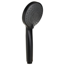 Lade das Bild in den Galerie-Viewer, Handbrause schwarz mit 3 Funktionen Duschkopf Duschbrause Brausekopf matt