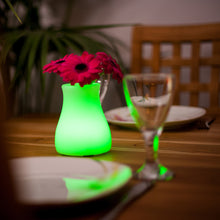 Lade das Bild in den Galerie-Viewer, Kabellose Tischleuchte "Olio" LED Vase beleuchtet App Control Außenbeleuchtung