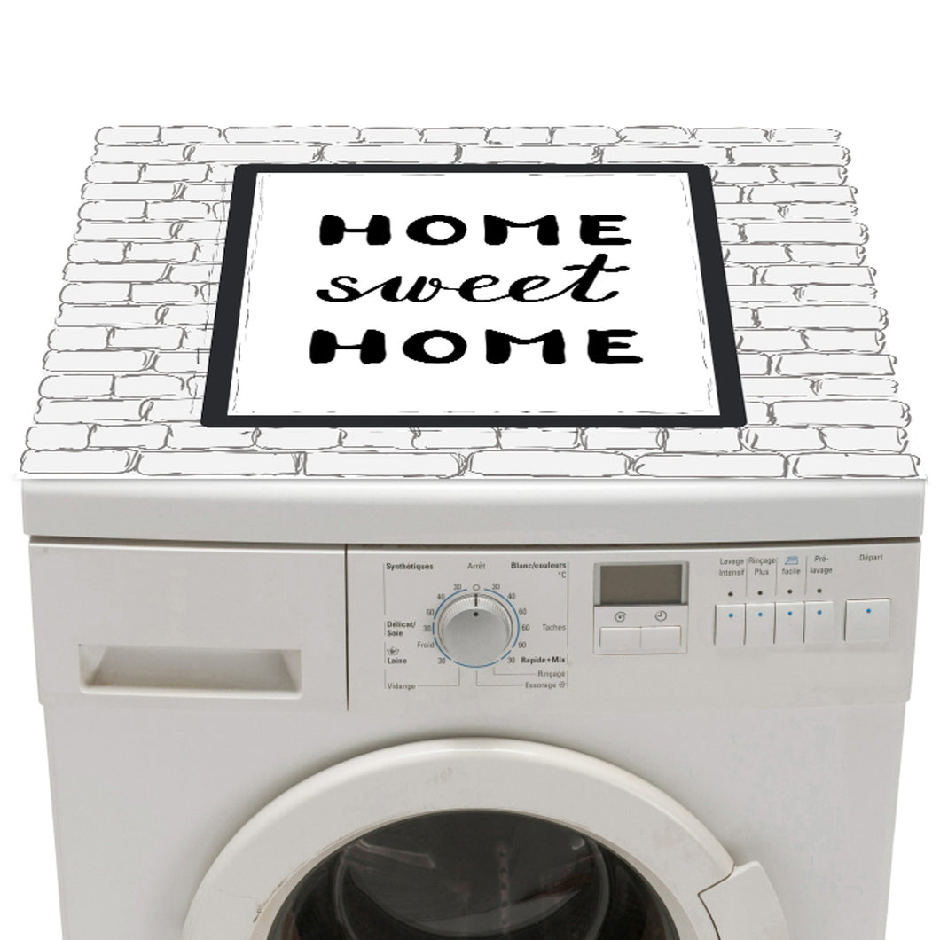 Waschmaschinenmatte Sweet Home