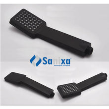 Lade das Bild in den Galerie-Viewer, Handbrause quadratisch / Duschkopf Duschbrause Brausekopf schwarz