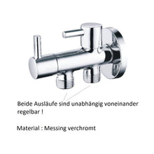 Lade das Bild in den Galerie-Viewer, Geräteventil für Waschmaschine Spülmaschine Kombiventil Eckventil