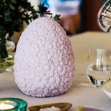 Lade das Bild in den Galerie-Viewer, Tischleuchte Daisy Lila kabellose Akuulampe Gartenleuchte 15x20 cm