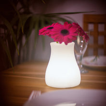 Lade das Bild in den Galerie-Viewer, Kabellose Tischleuchte "Olio" LED Vase beleuchtet App Control Außenbeleuchtung