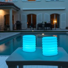 Lade das Bild in den Galerie-Viewer, Tischleuchte Außenleuchte Lampion Akku kabellos App Control