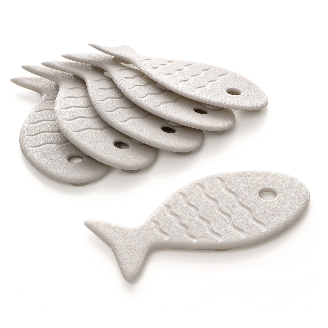 Anti Rutsch Fisch Weiß Pergamon Badewanne