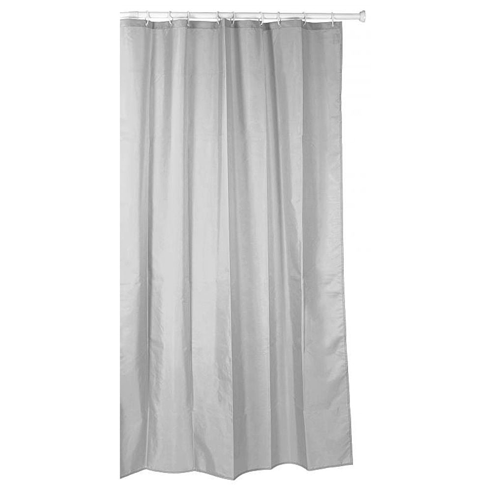 Textil Duschvorhang grau 140x200 Vorhang Dusche waschbar