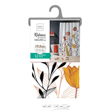 Lade das Bild in den Galerie-Viewer, Duschvorhang Blumen Tulpen bunt 180x200