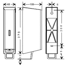 Lade das Bild in den Galerie-Viewer, Schaum Seifen-Spender mit Schloss Wand-Montage weiß Schaumspender 500 ml