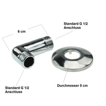 Lade das Bild in den Galerie-Viewer, Wandanschlussbogen mit Rosette