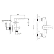 Lade das Bild in den Galerie-Viewer, Duscharmatur Aufputz Serie Otto