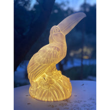 Lade das Bild in den Galerie-Viewer, Lichtobjekt Vogel weiss kabellos bruchsicher wasserdicht Außenbeleuchtung