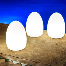 Lade das Bild in den Galerie-Viewer, Tischleuchte &quot;Egg&quot; Kabellos mit App Steuerung Außenbeleuchtung Gastro und Event

