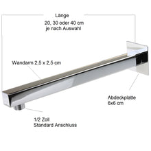 Lade das Bild in den Galerie-Viewer, Wandarm quadratisch VARIANTE