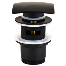 Lade das Bild in den Galerie-Viewer, Überlaufgarnitur eckig schwarz 2er Set