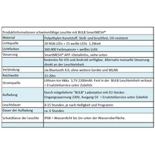 Lade das Bild in den Galerie-Viewer, Flatball Außenleuchte Schwimmleuchte mit Akku und App Control 35x27 cm