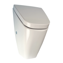 Lade das Bild in den Galerie-Viewer, SANELA SLP 37R Urinal Vila, mit Deckel (Soft-Close-System), mit integrierter Radar – Spüleinheit, 24 V DC – Bluetooth
