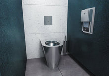 Lade das Bild in den Galerie-Viewer, SANELA SLWN 03 Edelstahl Toilette, bodenstehend – vandalismussicher
