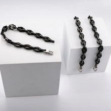Lade das Bild in den Galerie-Viewer, Herrenarmband Schwarz Edelstahl
