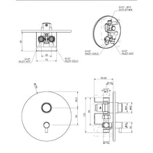Lade das Bild in den Galerie-Viewer, Zeitgesteuerte Dusch-Armatur Selbstschluss mit Einbaubox
