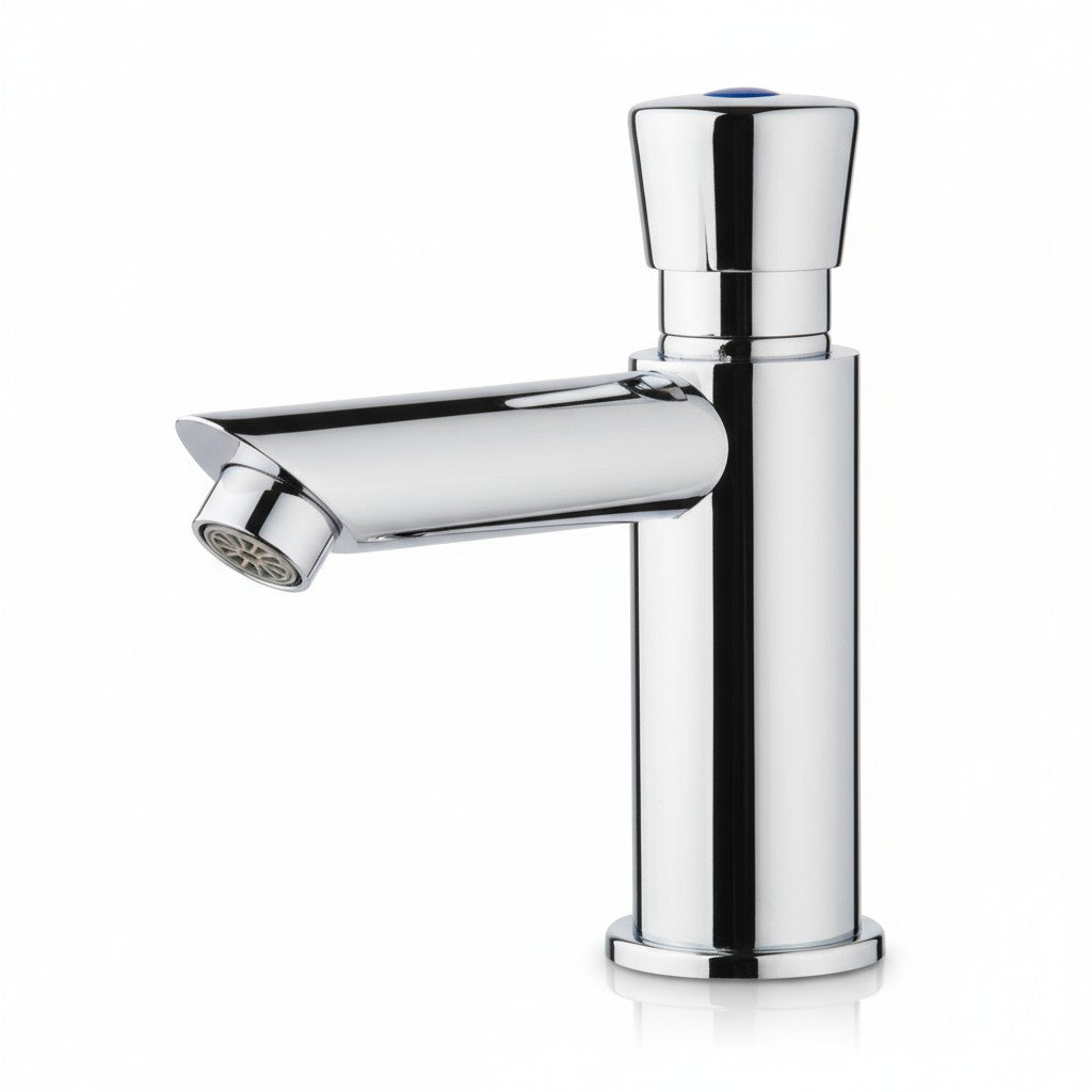 Zeitgesteuerte Waschtischarmatur Selbstschluss Zeit einstellbar Kaltwasser