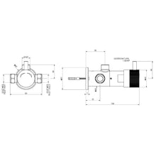 Lade das Bild in den Galerie-Viewer, Zeitgesteuerte Duscharmatur Aufputz Mischer
