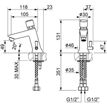 Lade das Bild in den Galerie-Viewer, Zeitgesteuerte Waschtischarmatur Selbstschluss Mischarmatur
